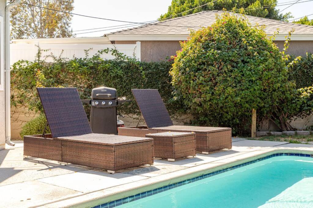 Newly Furnished Pool House Villa Los Angeles Ngoại thất bức ảnh